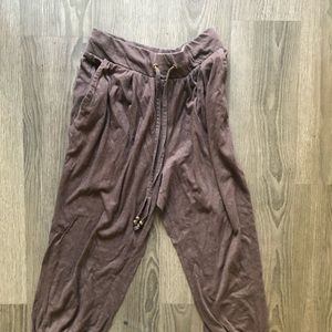 Brown sweat pants